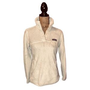 Womens Patagonia Retool Snap-T Pullover Cream Size S